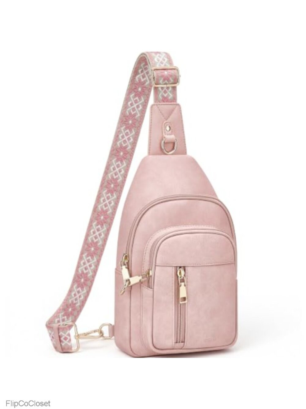 Anti Theft Crossbody Bag RFID Blocking Sling Purse Faux Leather Travel
